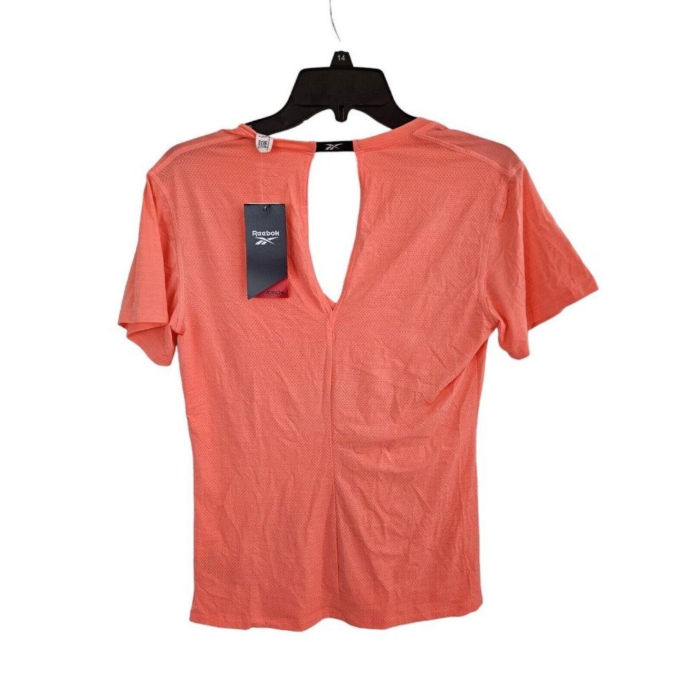 Reebok Women's Size Medium Coral Training Tops Shirt Gym Workout NEW - Picture 4 of 6